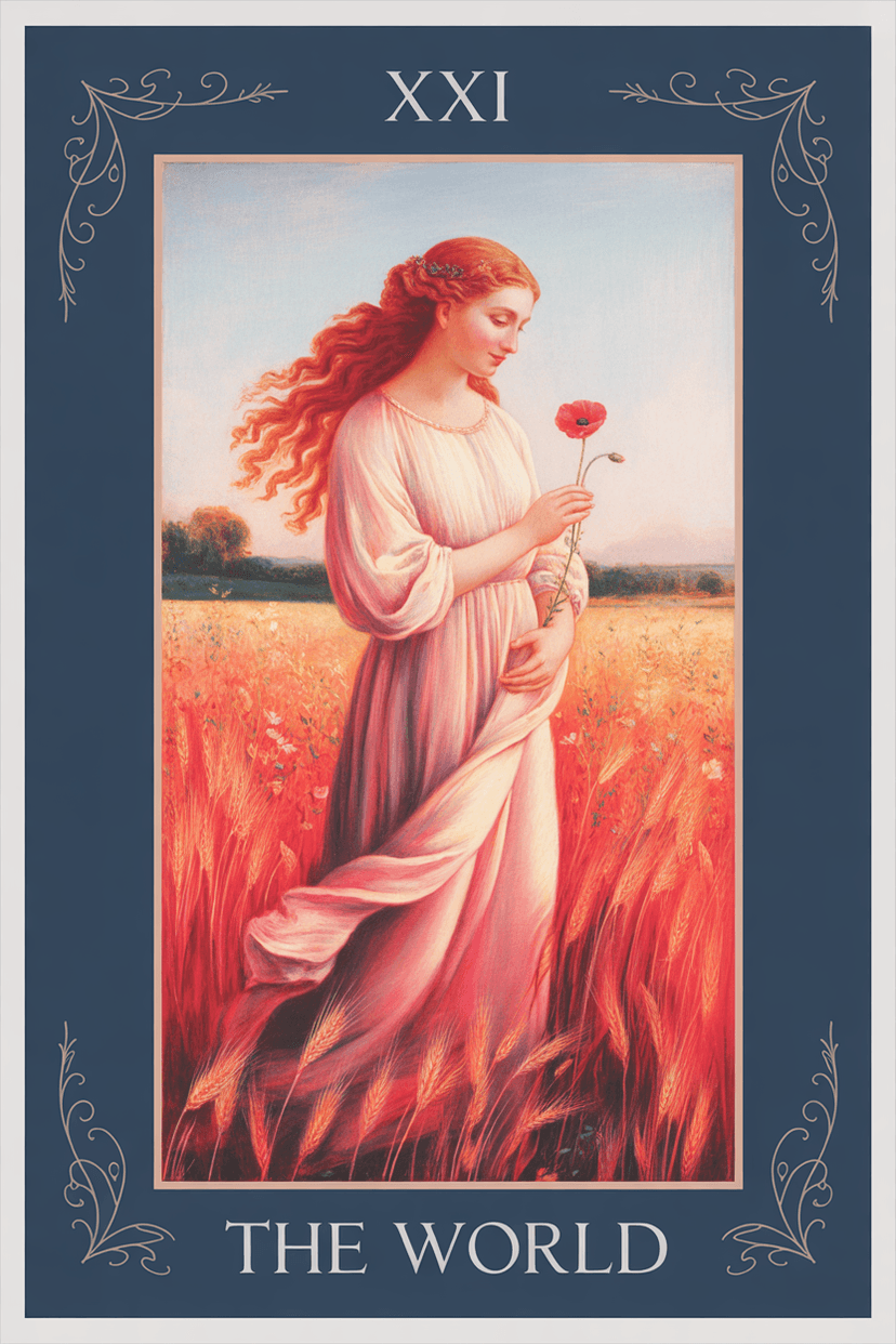 The World Tarot Card